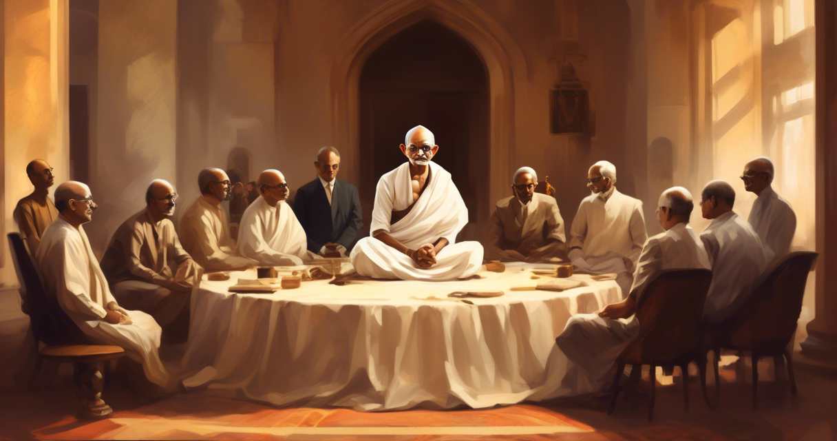 Gandhi at the Round Table Conferences: Negotiating India’s Future